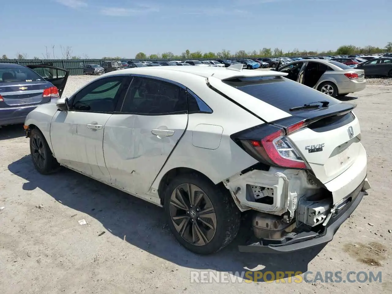 2 Photograph of a damaged car SHHFK7H6XKU227074 HONDA CIVIC 2019