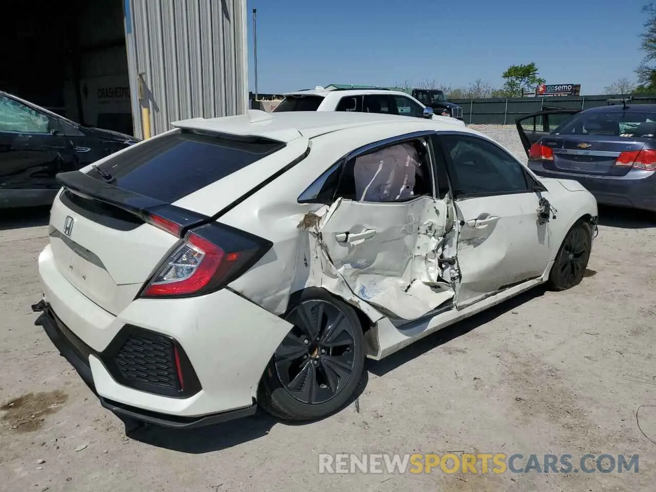 3 Photograph of a damaged car SHHFK7H6XKU227074 HONDA CIVIC 2019