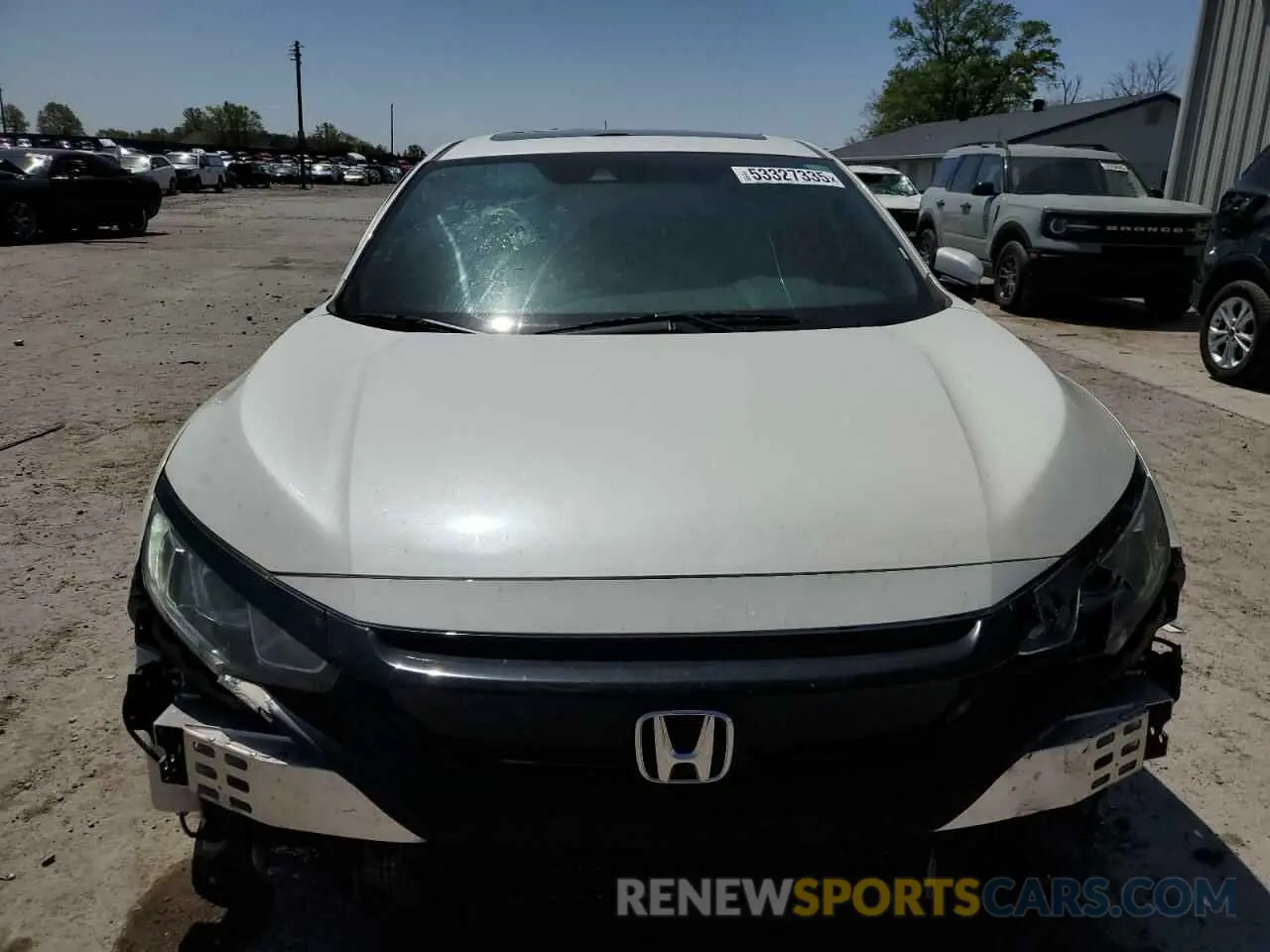 5 Photograph of a damaged car SHHFK7H6XKU227074 HONDA CIVIC 2019