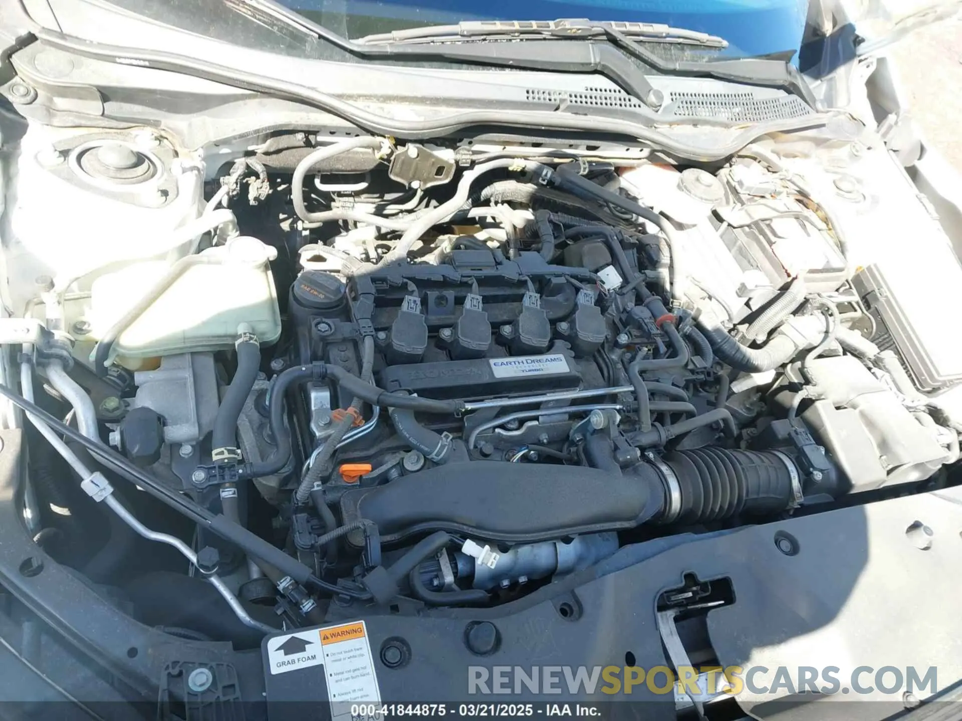 10 Photograph of a damaged car SHHFK7H6XKU406053 HONDA CIVIC 2019