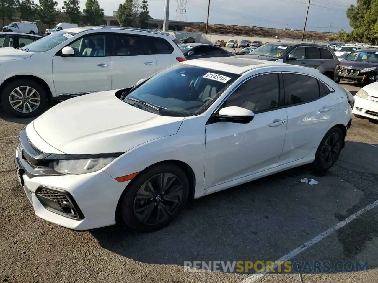 1 Photograph of a damaged car SHHFK7H6XKU409101 HONDA CIVIC 2019