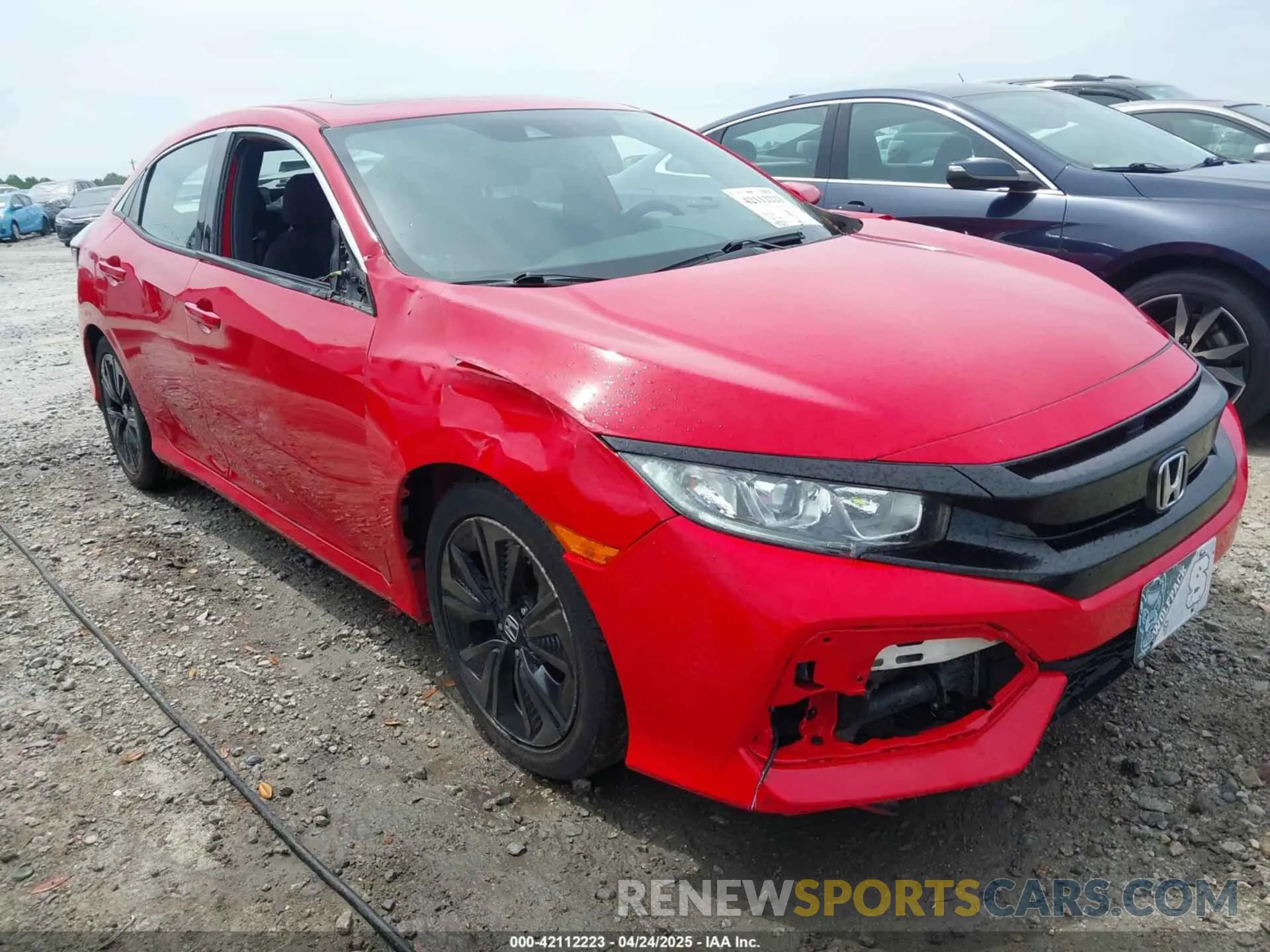 1 Photograph of a damaged car SHHFK7H6XKU411169 HONDA CIVIC 2019