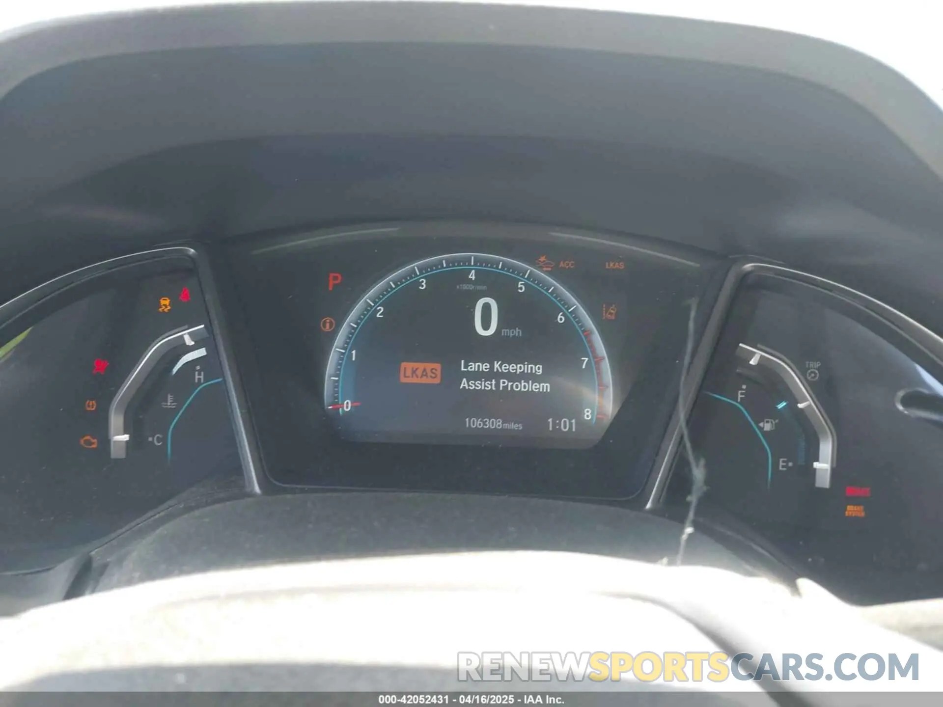 7 Photograph of a damaged car SHHFK7H82KU224705 HONDA CIVIC 2019