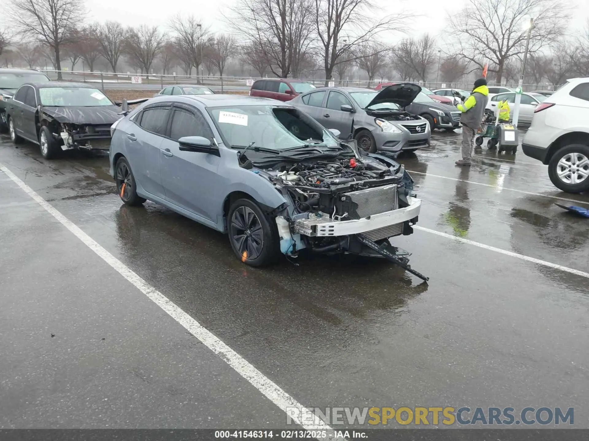 1 Photograph of a damaged car SHHFK7H89KU422603 HONDA CIVIC 2019