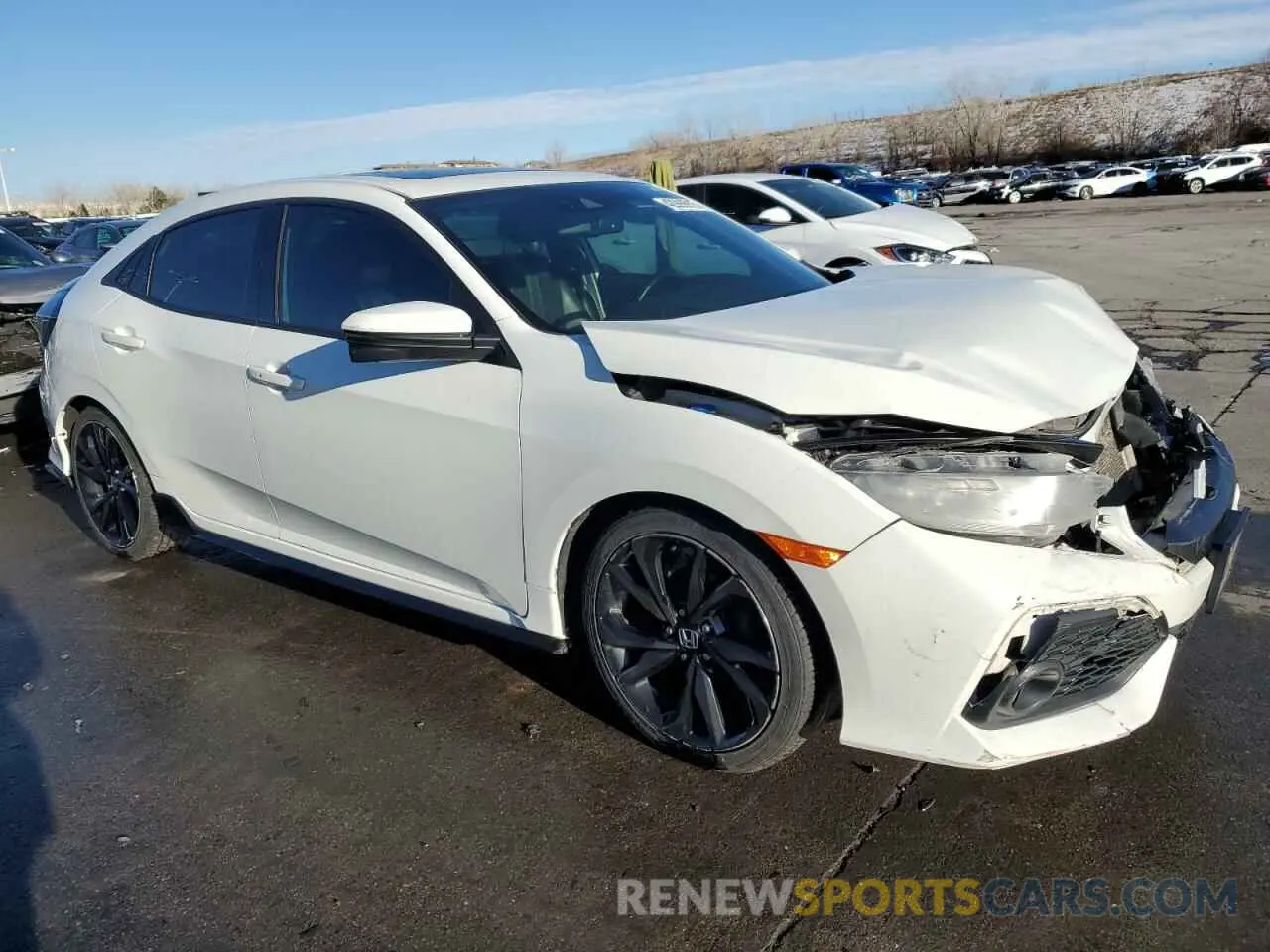 4 Photograph of a damaged car SHHFK7H90KU212741 HONDA CIVIC 2019