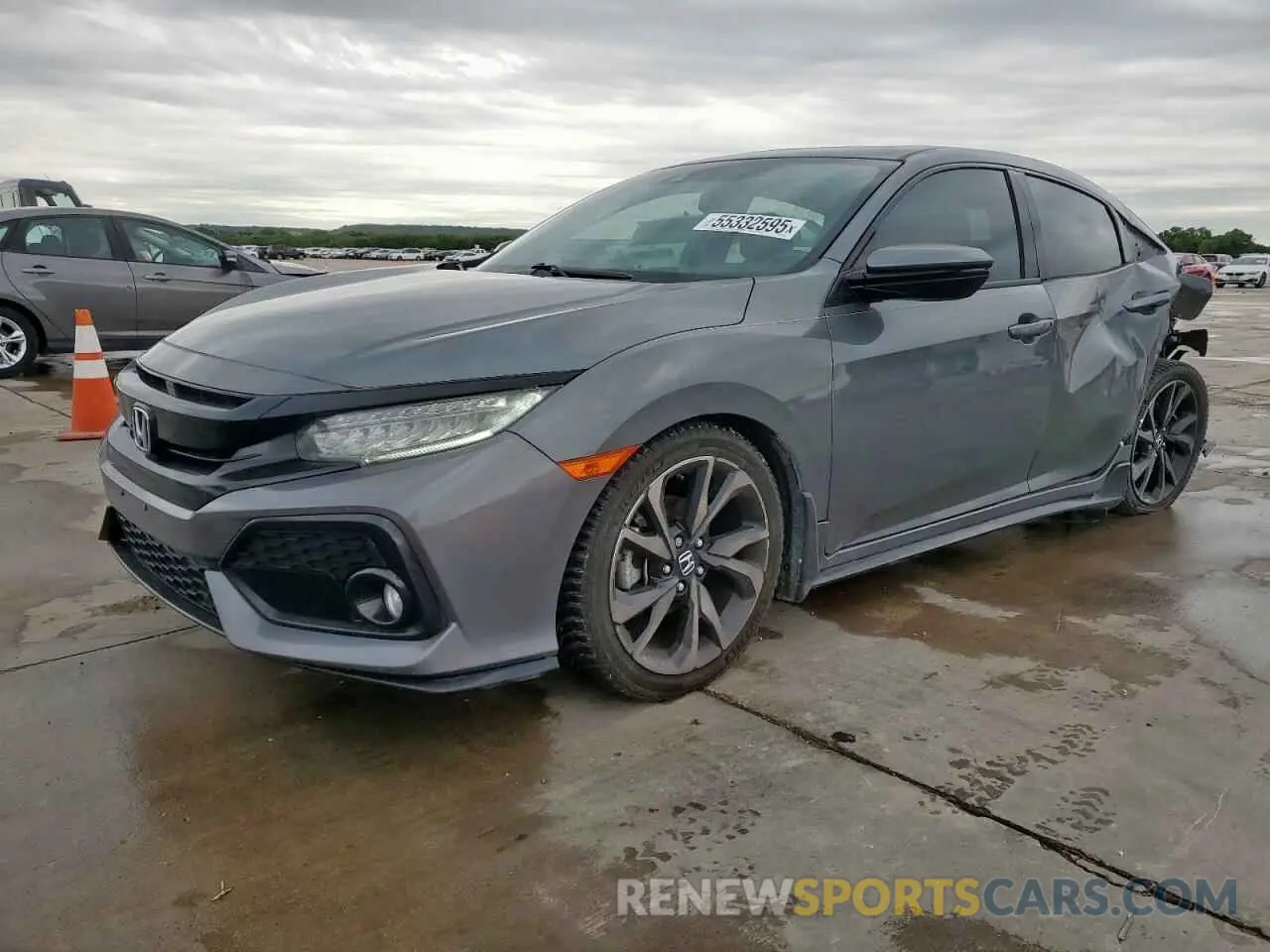 1 Photograph of a damaged car SHHFK7H92KU226124 HONDA CIVIC 2019
