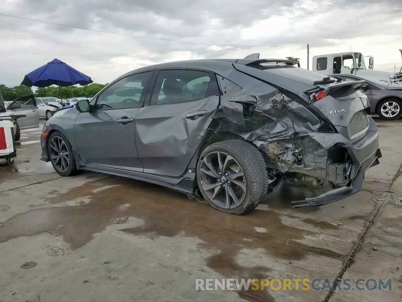 2 Photograph of a damaged car SHHFK7H92KU226124 HONDA CIVIC 2019