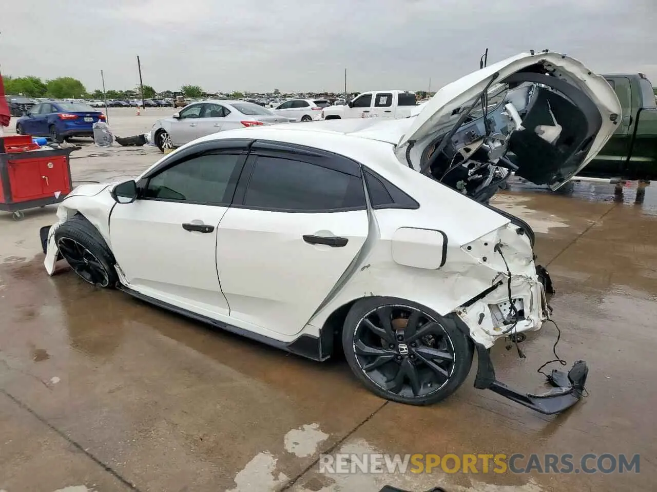 2 Photograph of a damaged car SHHFK7H95KU221631 HONDA CIVIC 2019