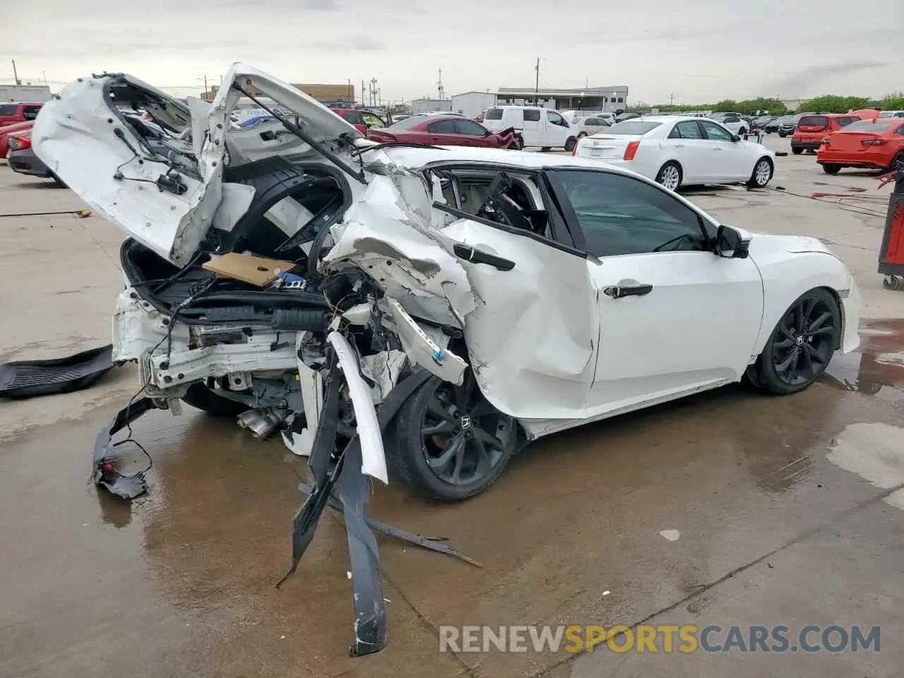 3 Photograph of a damaged car SHHFK7H95KU221631 HONDA CIVIC 2019