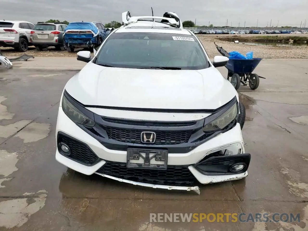 5 Photograph of a damaged car SHHFK7H95KU221631 HONDA CIVIC 2019