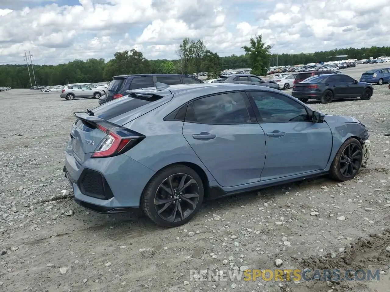 3 Photograph of a damaged car SHHFK7H95KU224318 HONDA CIVIC 2019