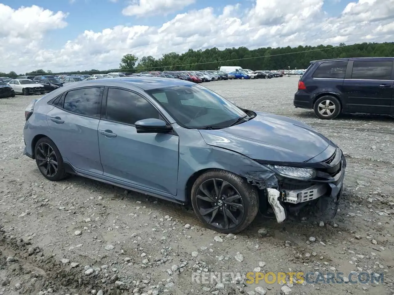 4 Photograph of a damaged car SHHFK7H95KU224318 HONDA CIVIC 2019
