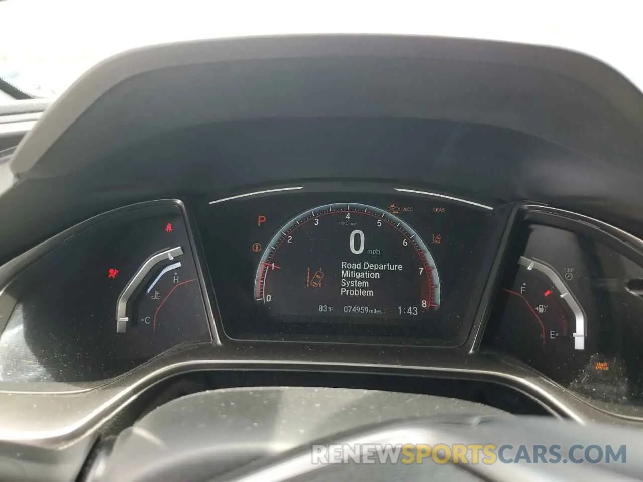 9 Photograph of a damaged car SHHFK7H95KU224318 HONDA CIVIC 2019