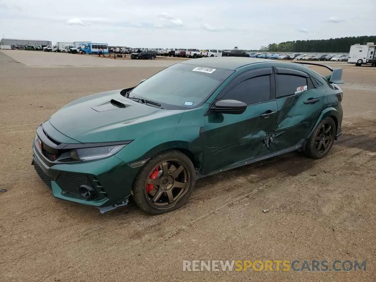 1 Photograph of a damaged car SHHFK8G74KU201117 HONDA CIVIC 2019