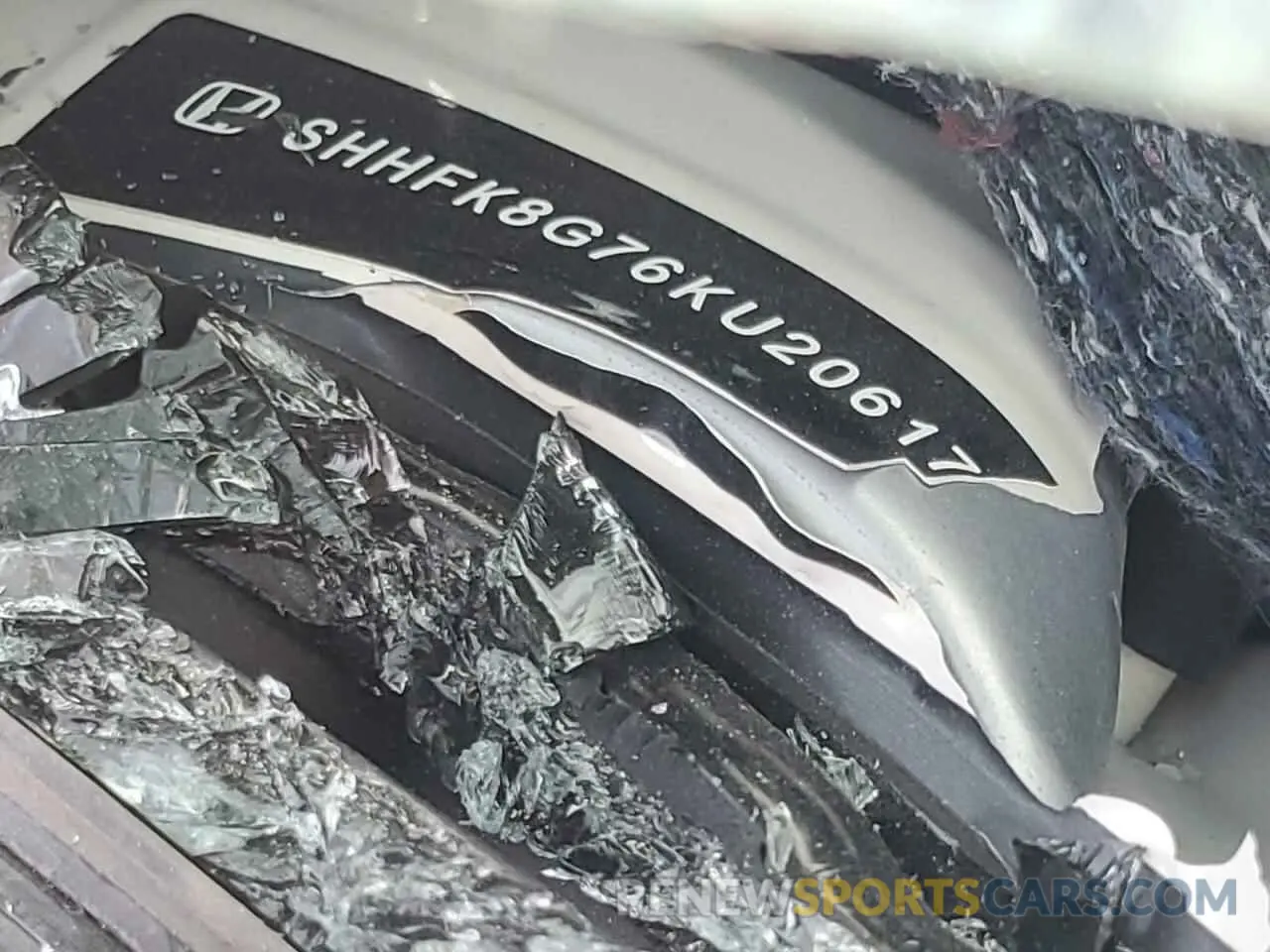 13 Photograph of a damaged car SHHFK8G76KU206173 HONDA CIVIC 2019
