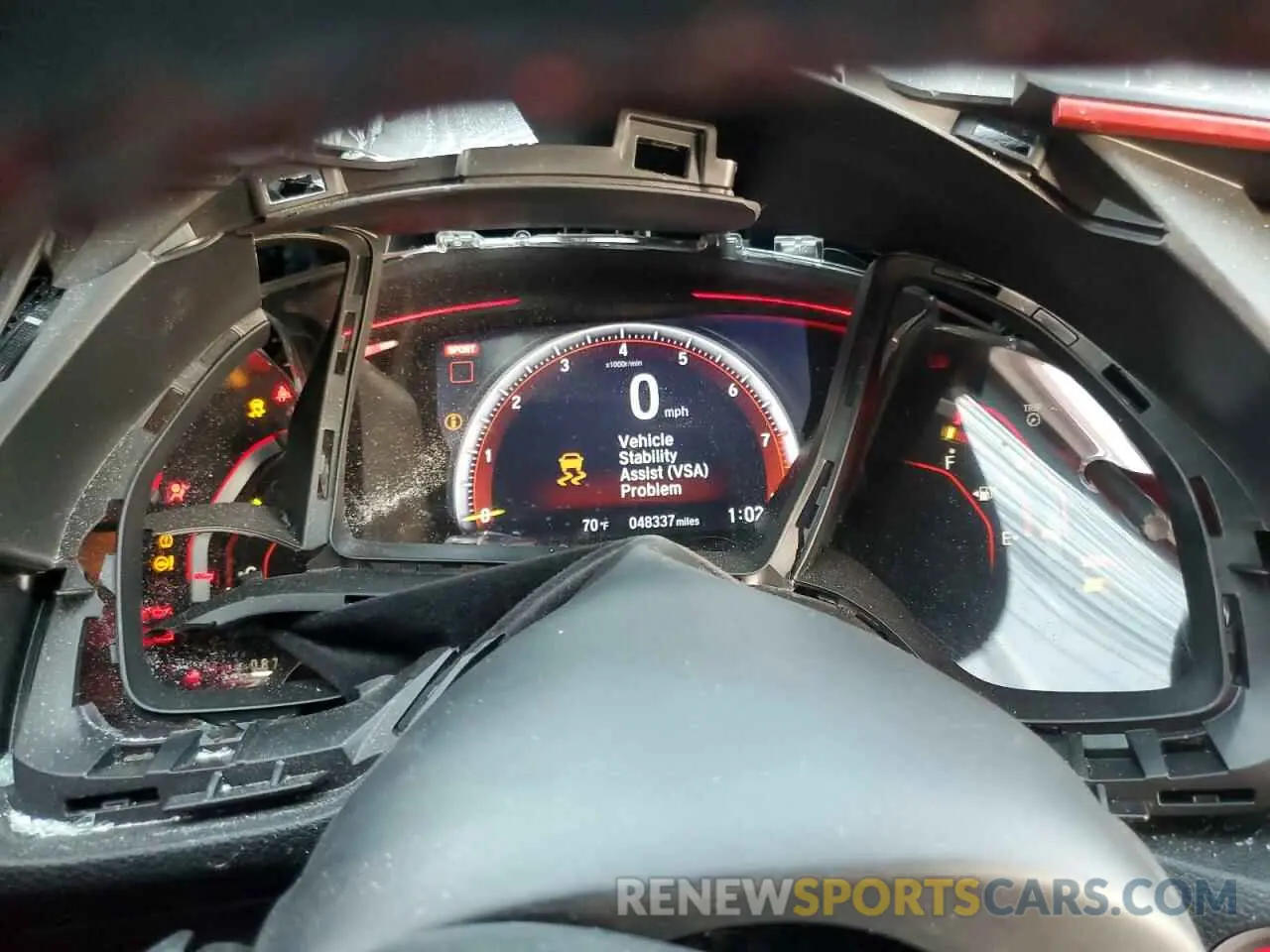 9 Photograph of a damaged car SHHFK8G76KU206173 HONDA CIVIC 2019