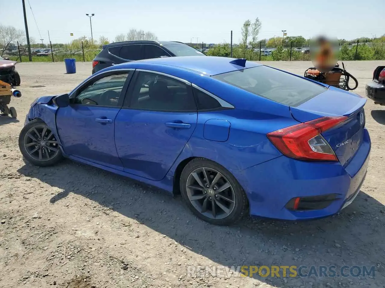 2 Photograph of a damaged car 19XFC1F30LE019944 HONDA CIVIC 2020
