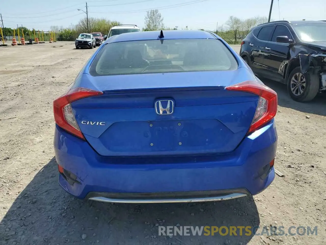 6 Photograph of a damaged car 19XFC1F30LE019944 HONDA CIVIC 2020