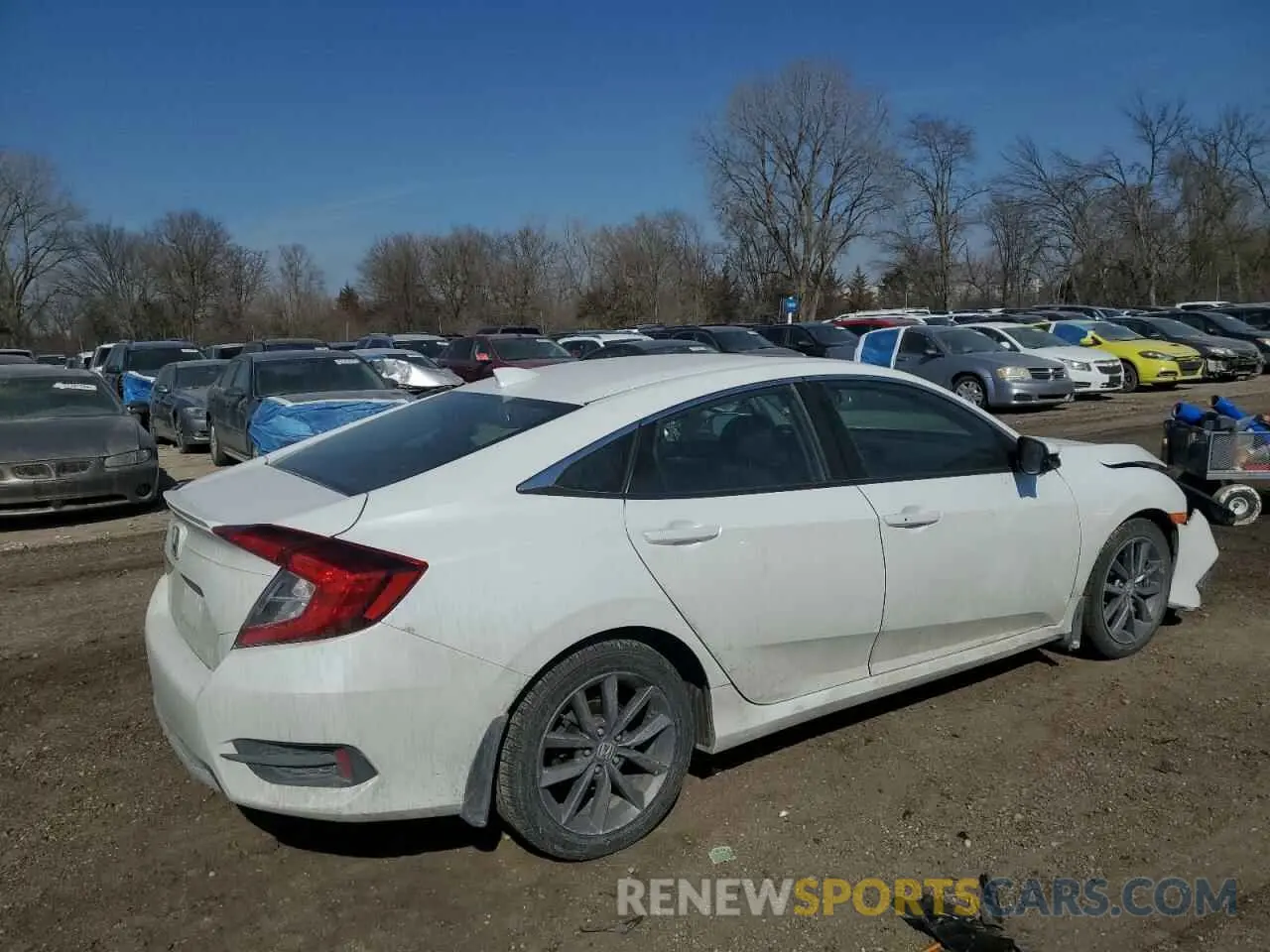 3 Photograph of a damaged car 19XFC1F31LE007348 HONDA CIVIC 2020