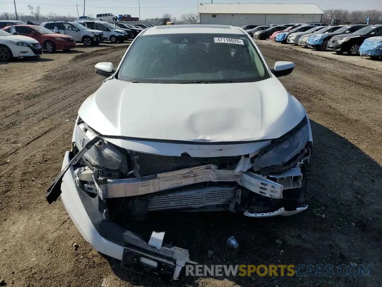 5 Photograph of a damaged car 19XFC1F31LE007348 HONDA CIVIC 2020