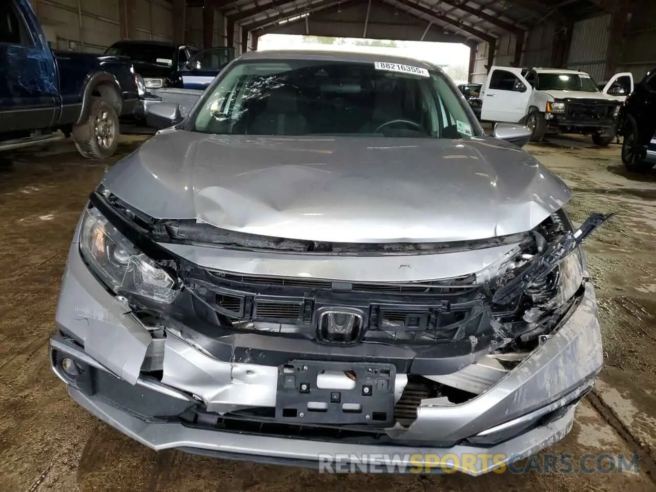 5 Photograph of a damaged car 19XFC1F31LE021668 HONDA CIVIC 2020