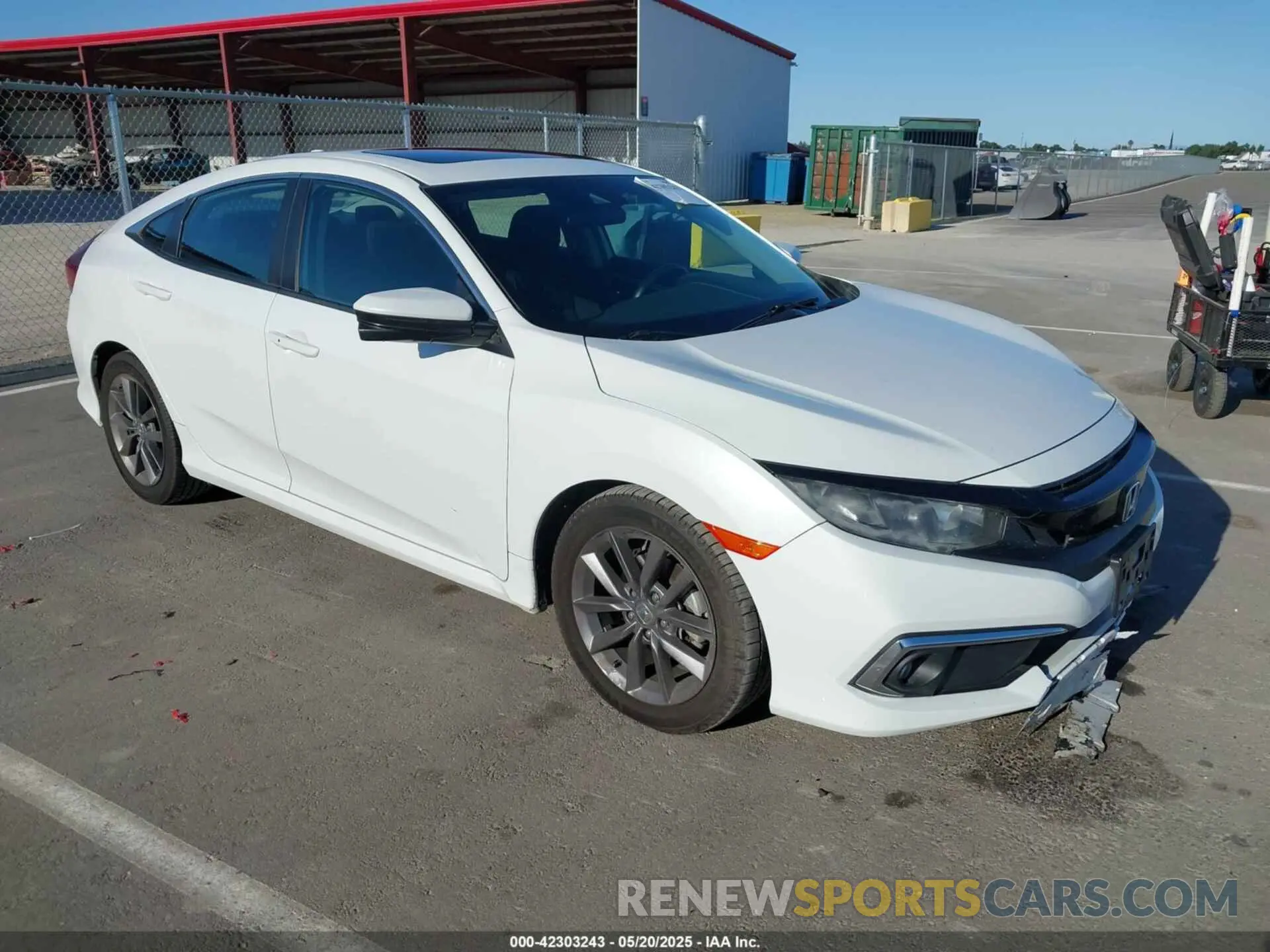 1 Photograph of a damaged car 19XFC1F31LE210482 HONDA CIVIC 2020