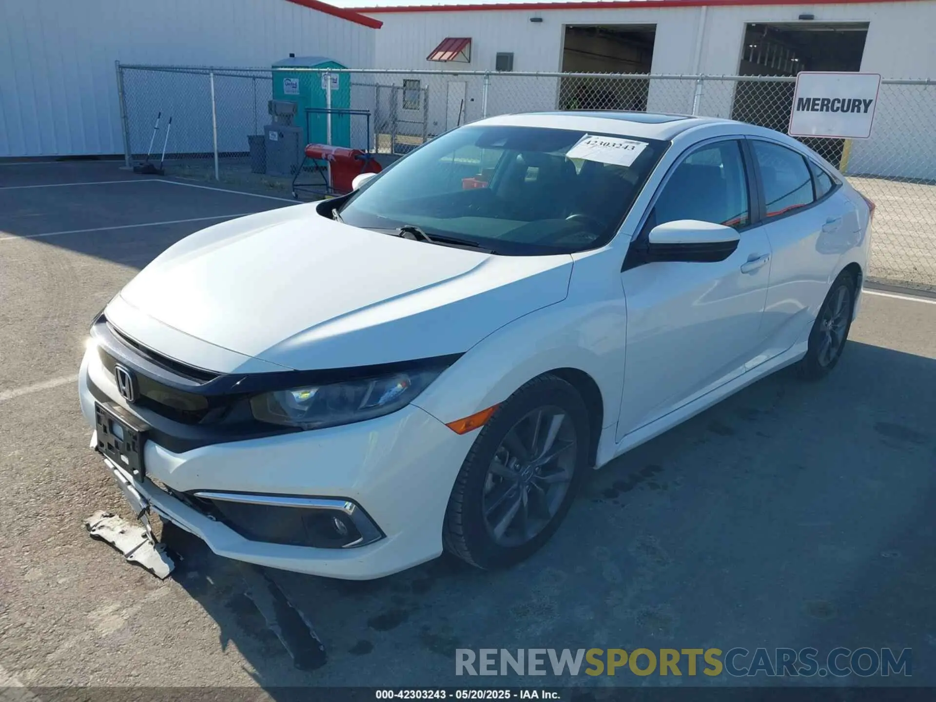 2 Photograph of a damaged car 19XFC1F31LE210482 HONDA CIVIC 2020