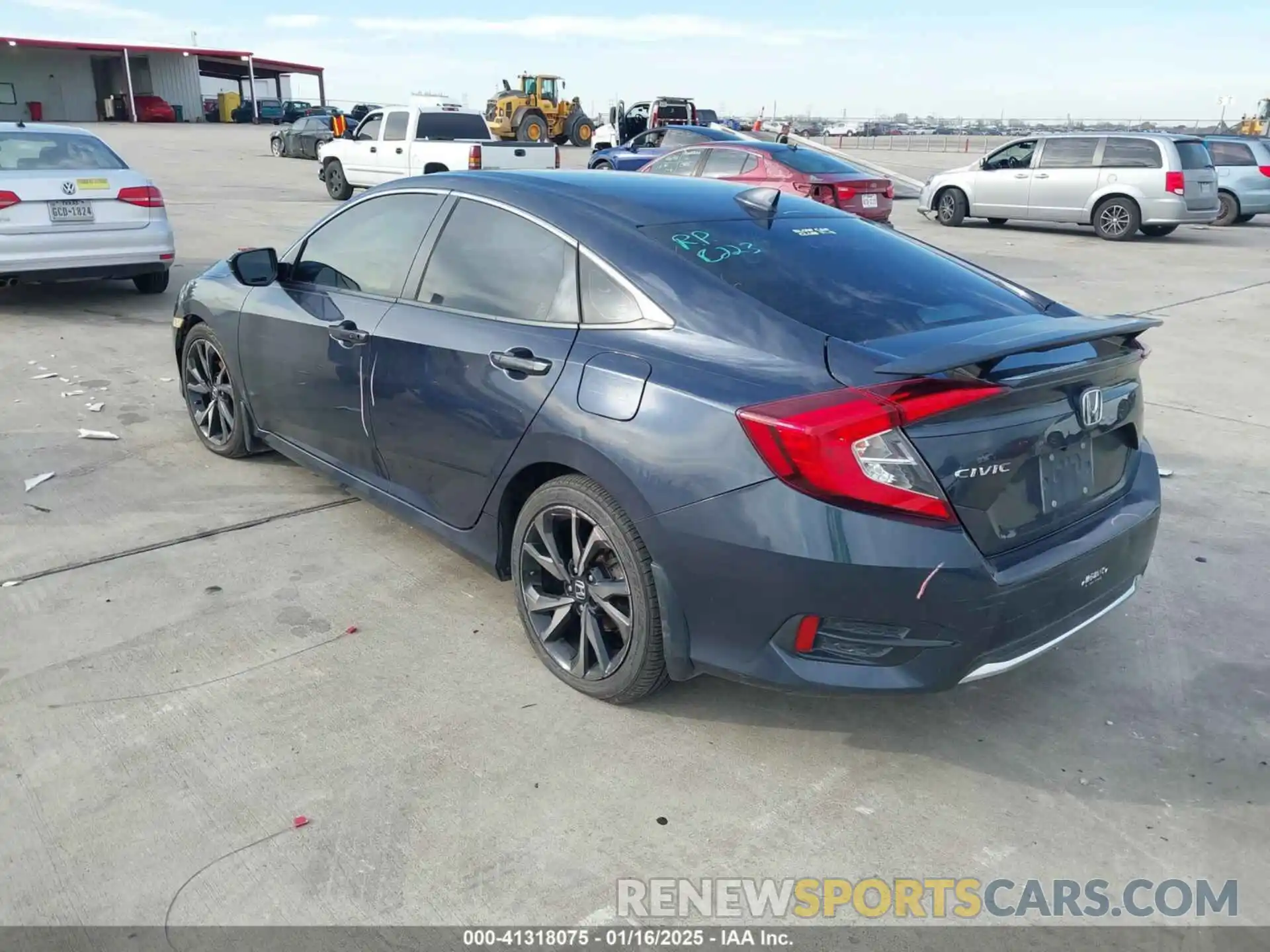 3 Photograph of a damaged car 19XFC1F32LE009853 HONDA CIVIC 2020