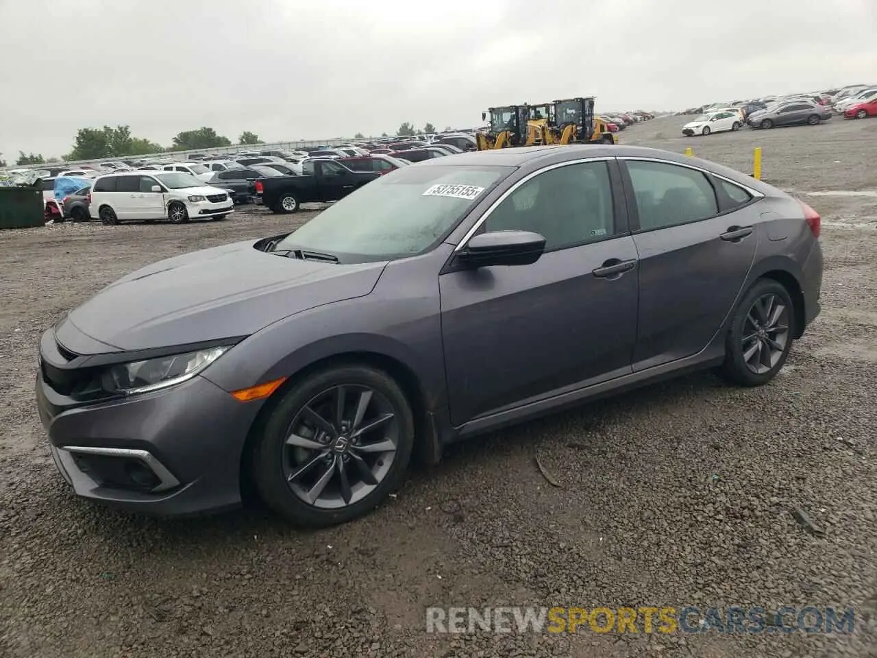 1 Photograph of a damaged car 19XFC1F32LE010937 HONDA CIVIC 2020