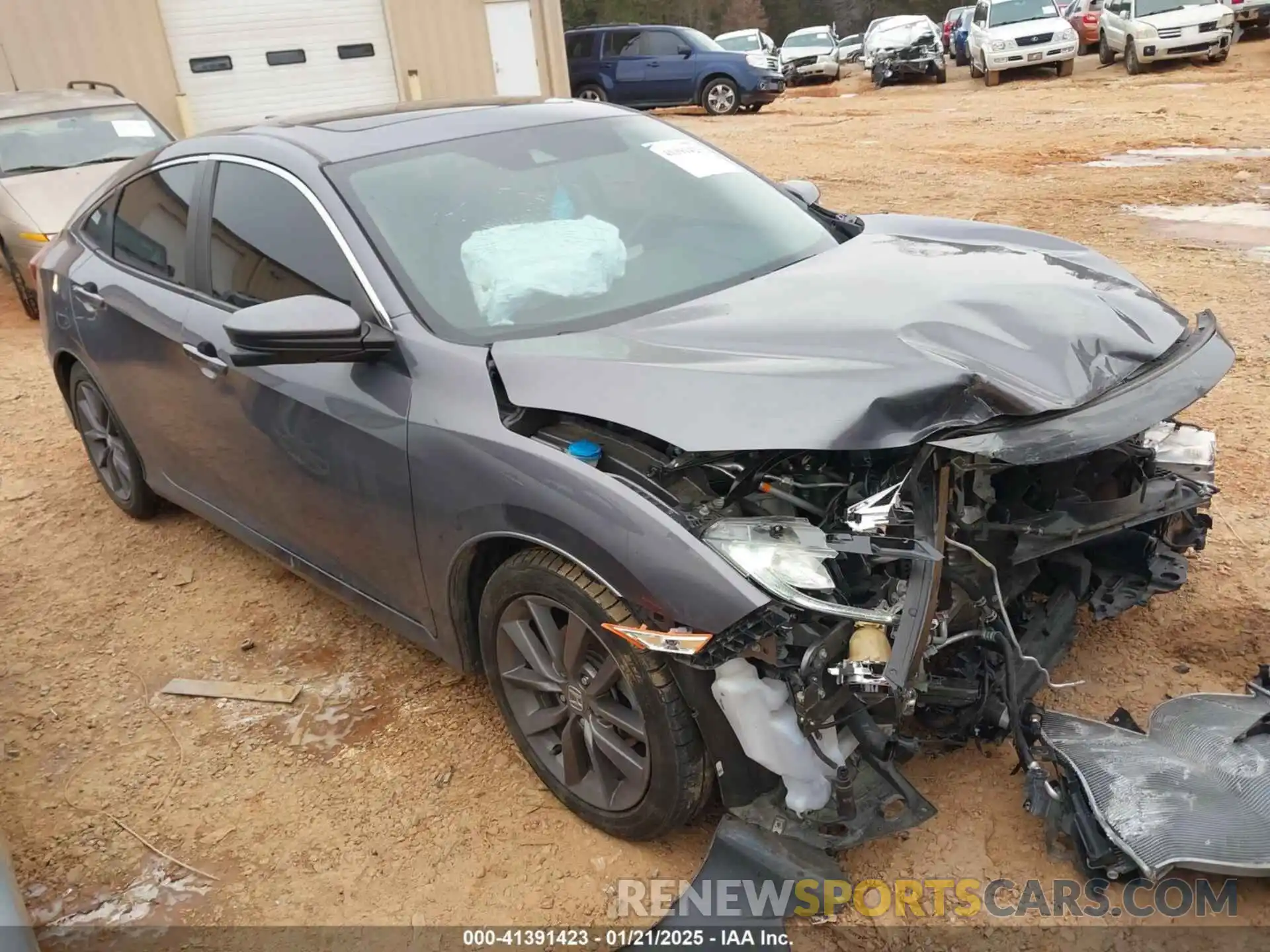 1 Photograph of a damaged car 19XFC1F32LE012414 HONDA CIVIC 2020