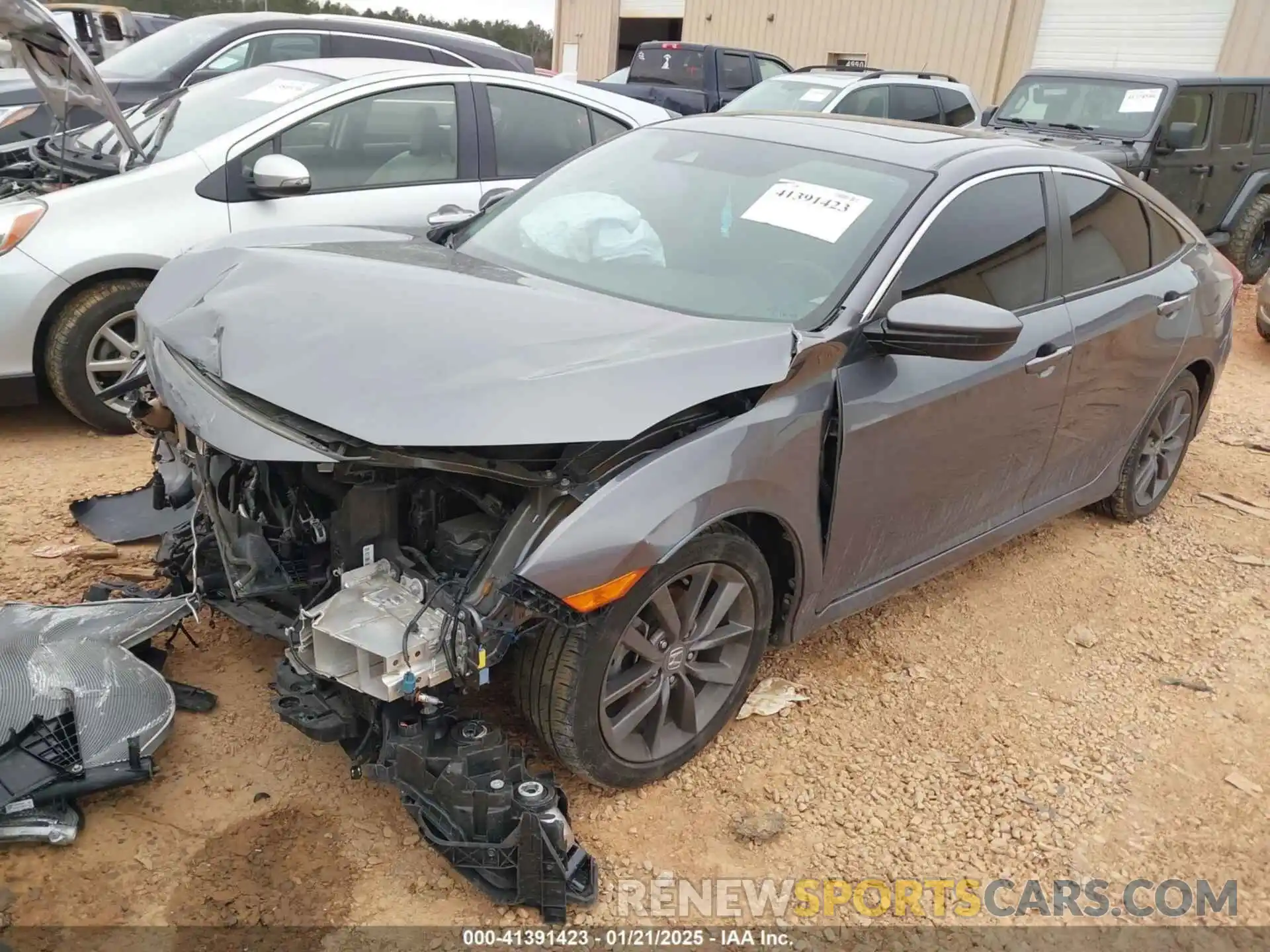 2 Photograph of a damaged car 19XFC1F32LE012414 HONDA CIVIC 2020