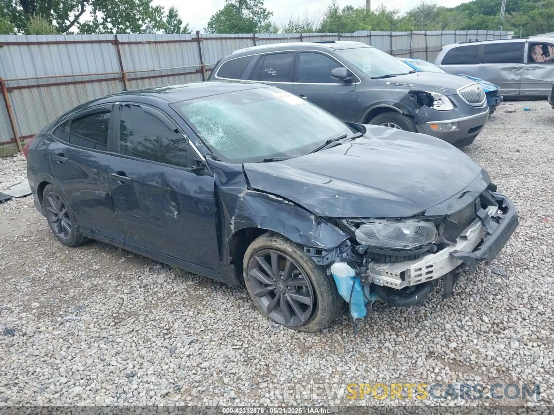 1 Photograph of a damaged car 19XFC1F32LE013448 HONDA CIVIC 2020