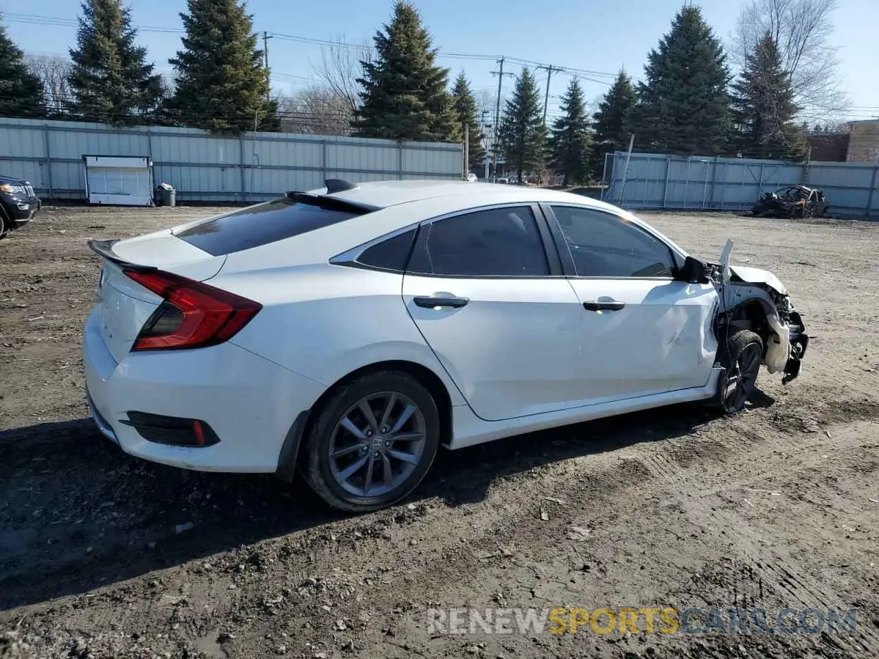 3 Photograph of a damaged car 19XFC1F32LE206313 HONDA CIVIC 2020
