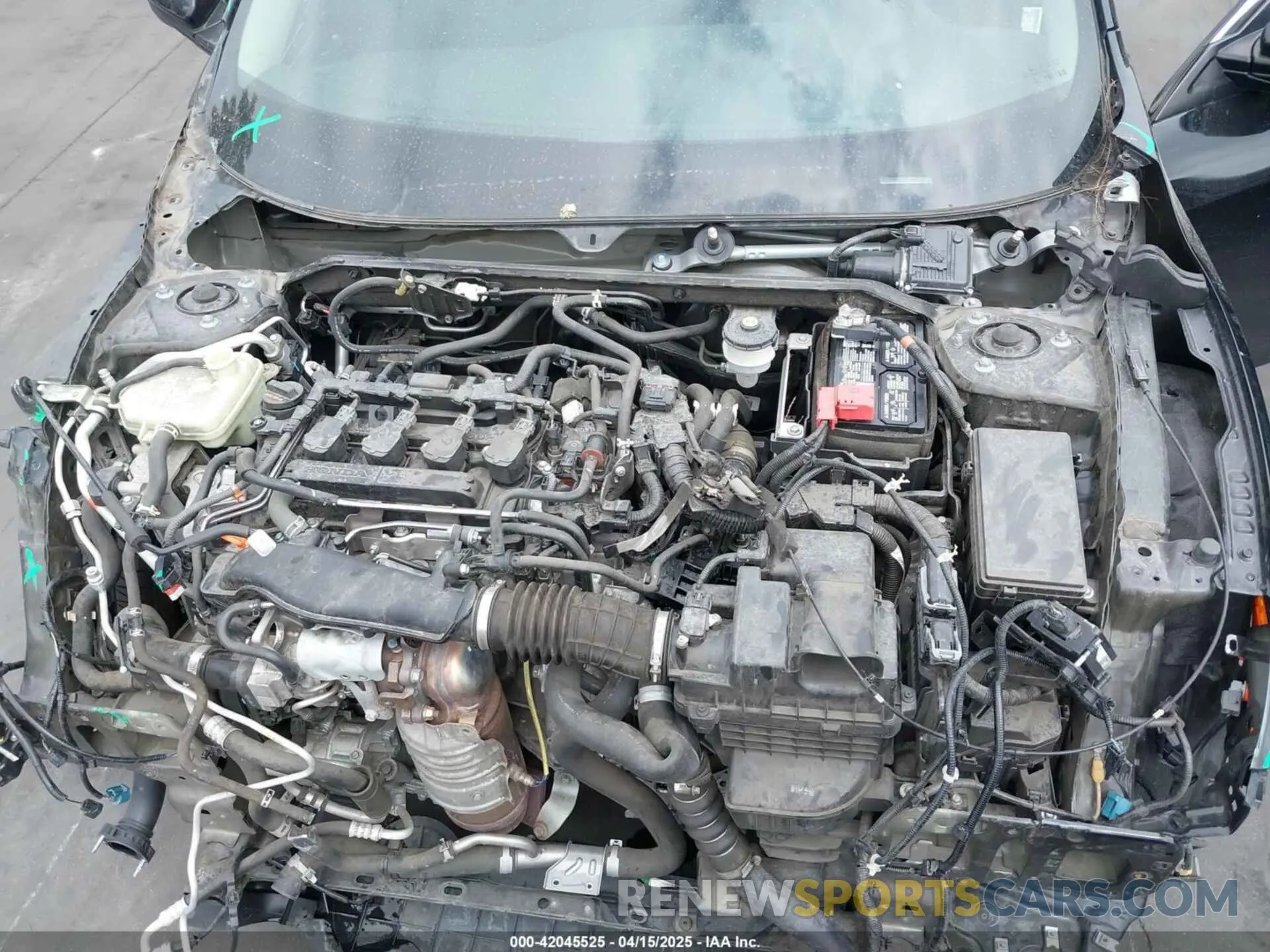10 Photograph of a damaged car 19XFC1F32LE218591 HONDA CIVIC 2020