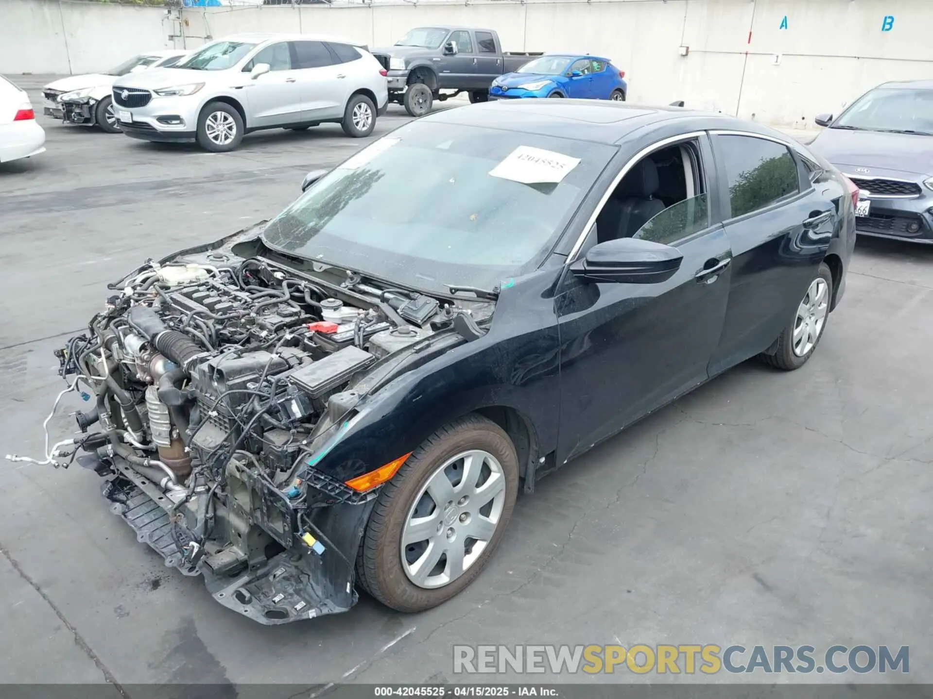 2 Photograph of a damaged car 19XFC1F32LE218591 HONDA CIVIC 2020