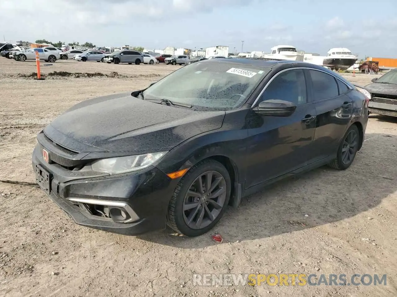 1 Photograph of a damaged car 19XFC1F33LE002118 HONDA CIVIC 2020