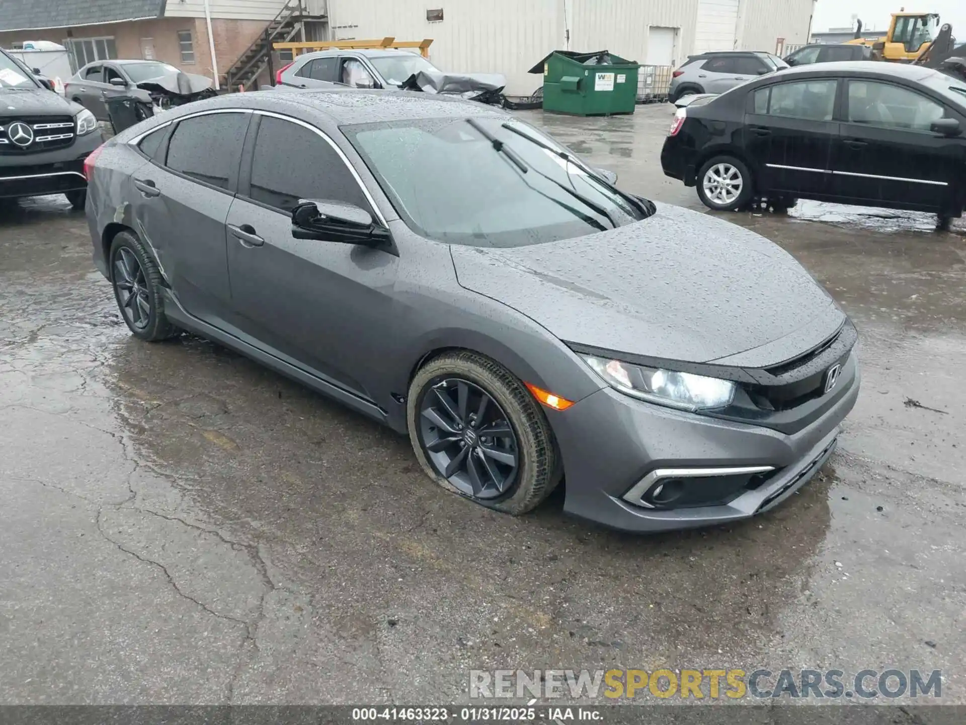 1 Photograph of a damaged car 19XFC1F33LE010106 HONDA CIVIC 2020