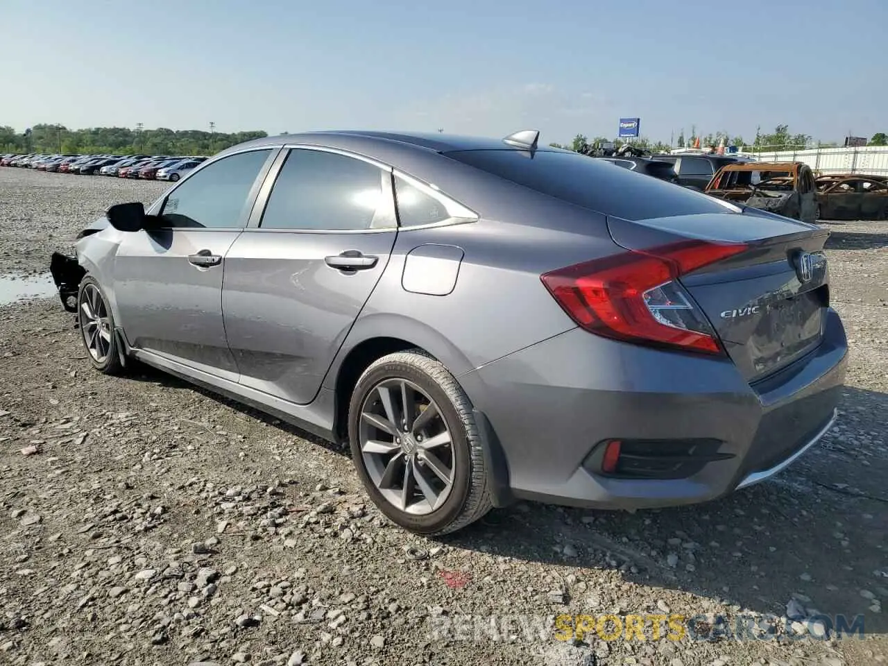 2 Photograph of a damaged car 19XFC1F33LE010932 HONDA CIVIC 2020
