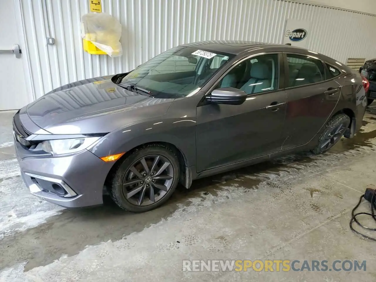 1 Photograph of a damaged car 19XFC1F33LE012860 HONDA CIVIC 2020
