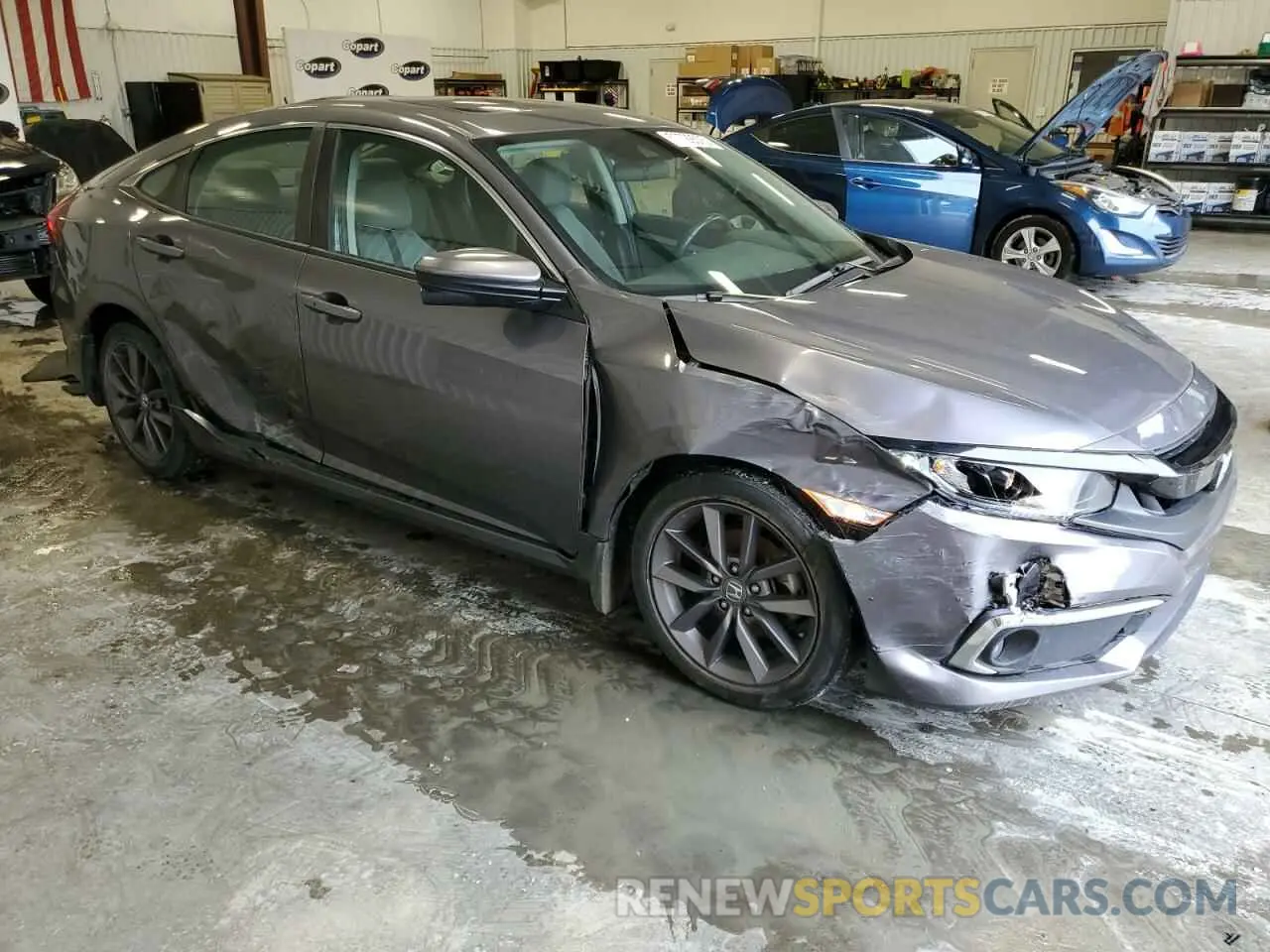 4 Photograph of a damaged car 19XFC1F33LE012860 HONDA CIVIC 2020