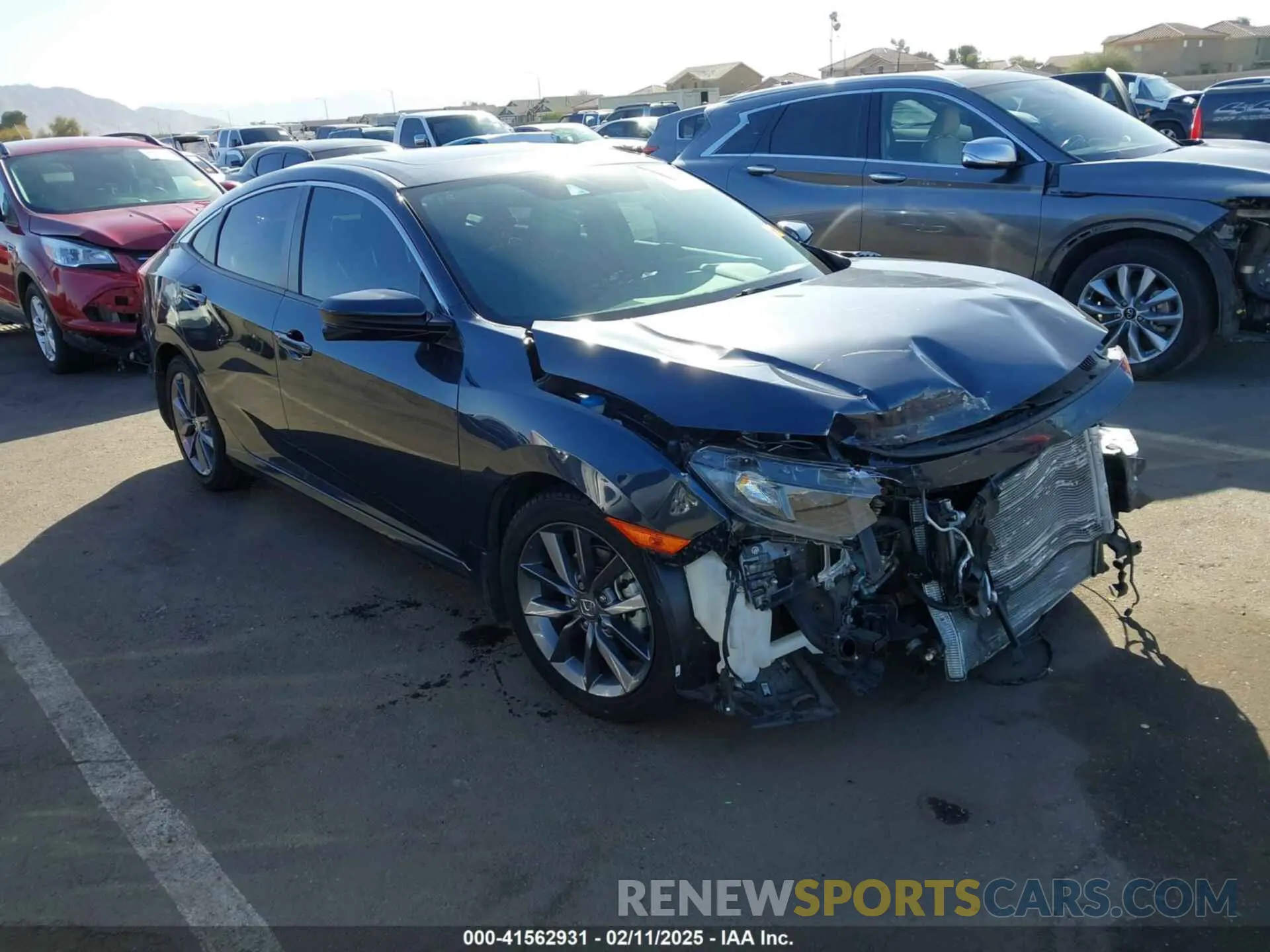 1 Photograph of a damaged car 19XFC1F33LE020280 HONDA CIVIC 2020