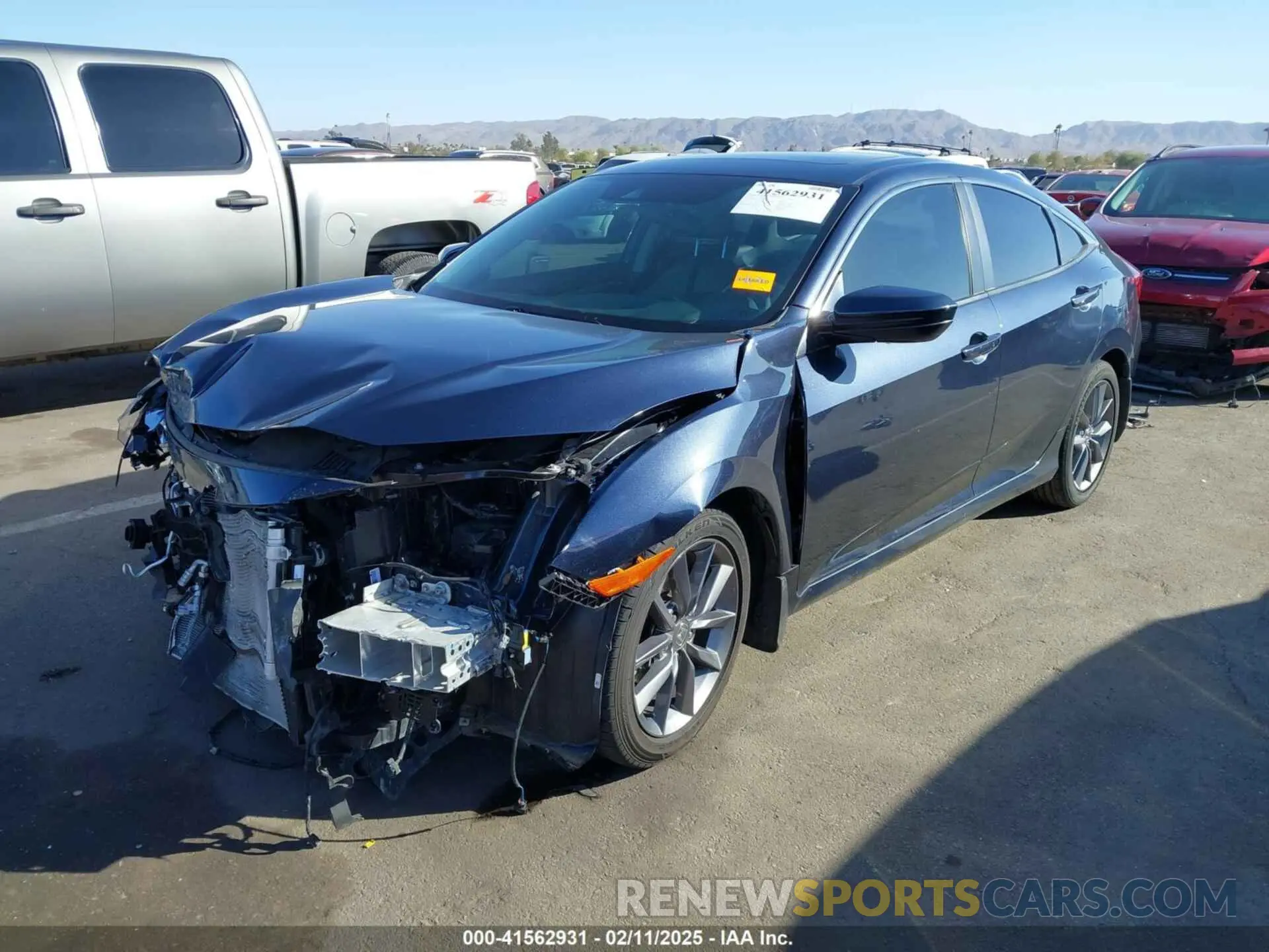 2 Photograph of a damaged car 19XFC1F33LE020280 HONDA CIVIC 2020