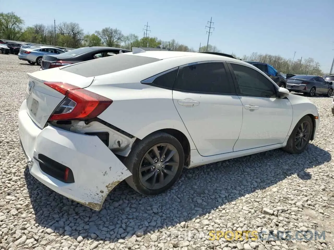 3 Photograph of a damaged car 19XFC1F33LE023096 HONDA CIVIC 2020