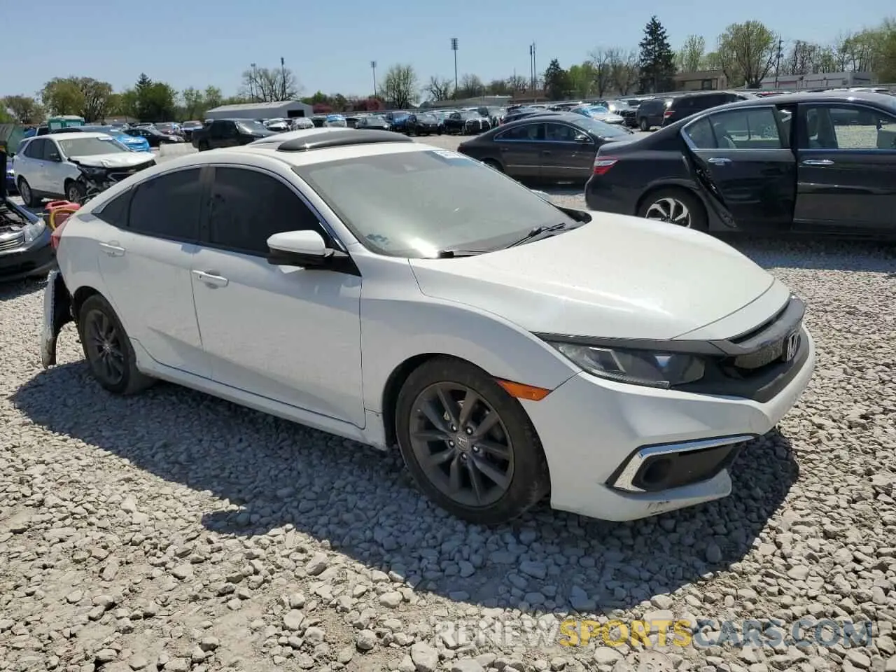 4 Photograph of a damaged car 19XFC1F33LE023096 HONDA CIVIC 2020