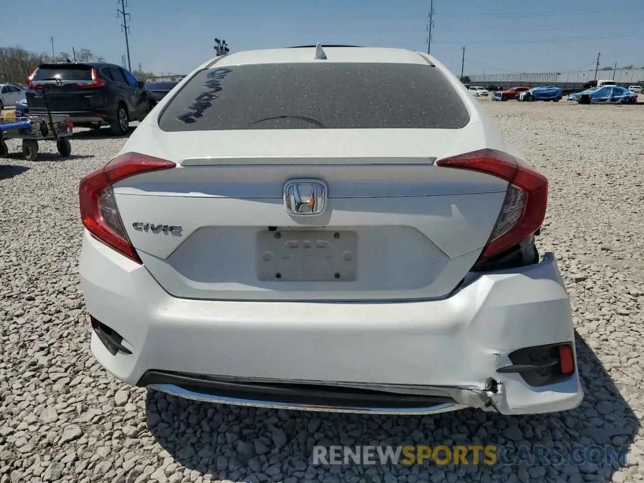 6 Photograph of a damaged car 19XFC1F33LE023096 HONDA CIVIC 2020