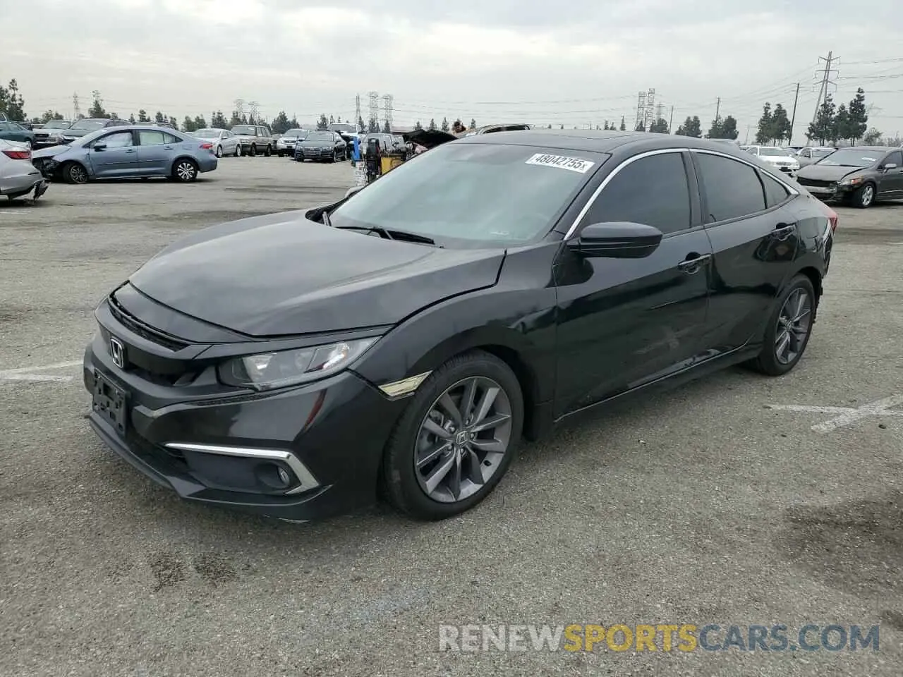 1 Photograph of a damaged car 19XFC1F33LE207731 HONDA CIVIC 2020