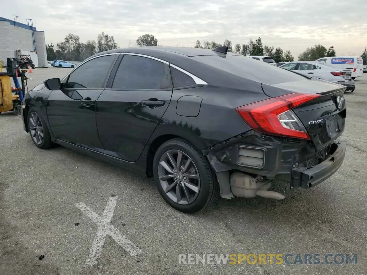 2 Photograph of a damaged car 19XFC1F33LE207731 HONDA CIVIC 2020