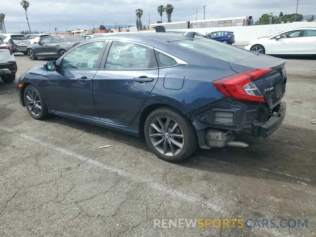 2 Photograph of a damaged car 19XFC1F33LE212637 HONDA CIVIC 2020