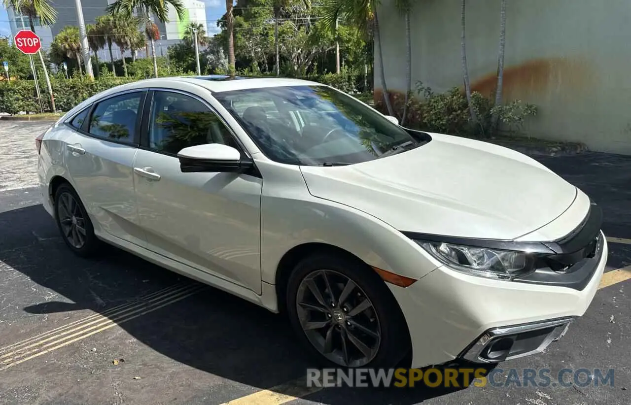 1 Photograph of a damaged car 19XFC1F33LE215179 HONDA CIVIC 2020