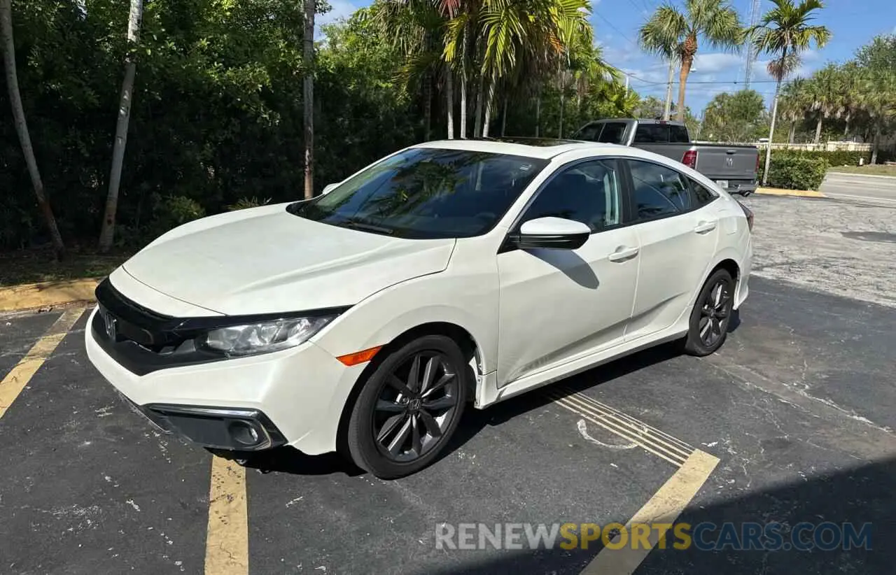 2 Photograph of a damaged car 19XFC1F33LE215179 HONDA CIVIC 2020